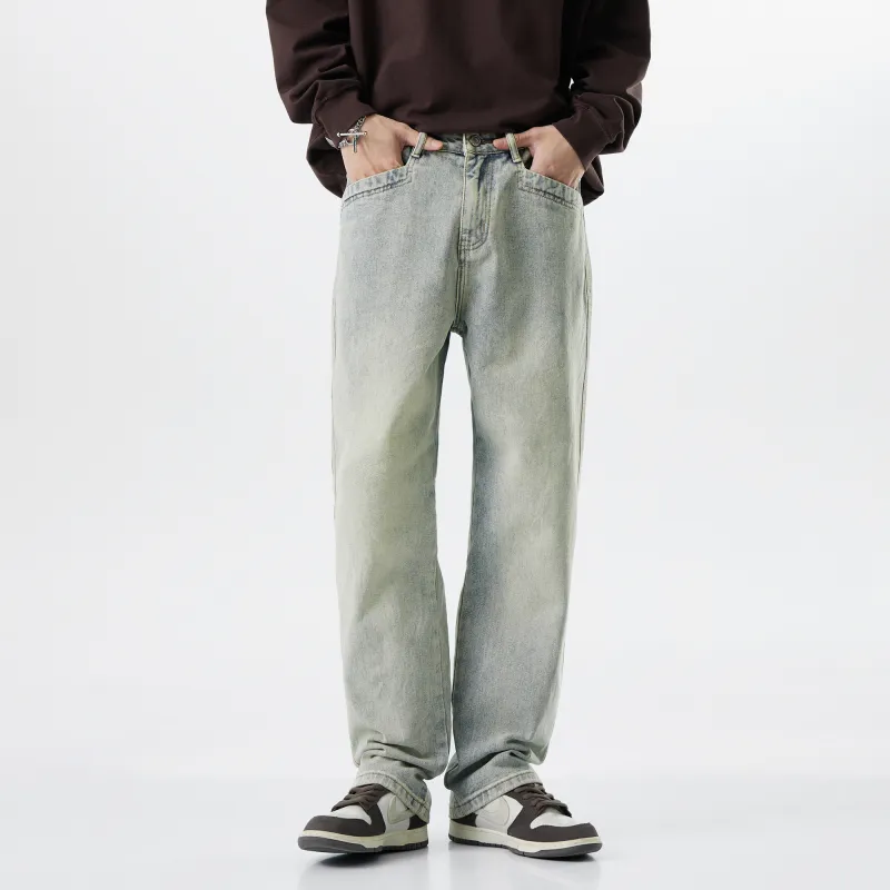 FAIRWHALE Jeans Unisex Denim Blue-3