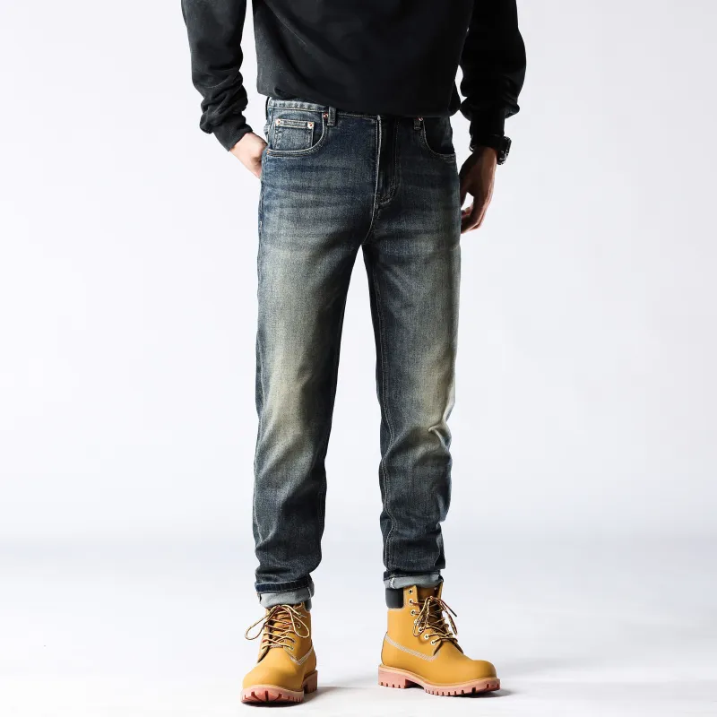 FAIRWHALE Jeans Unisex Denim Blue-6