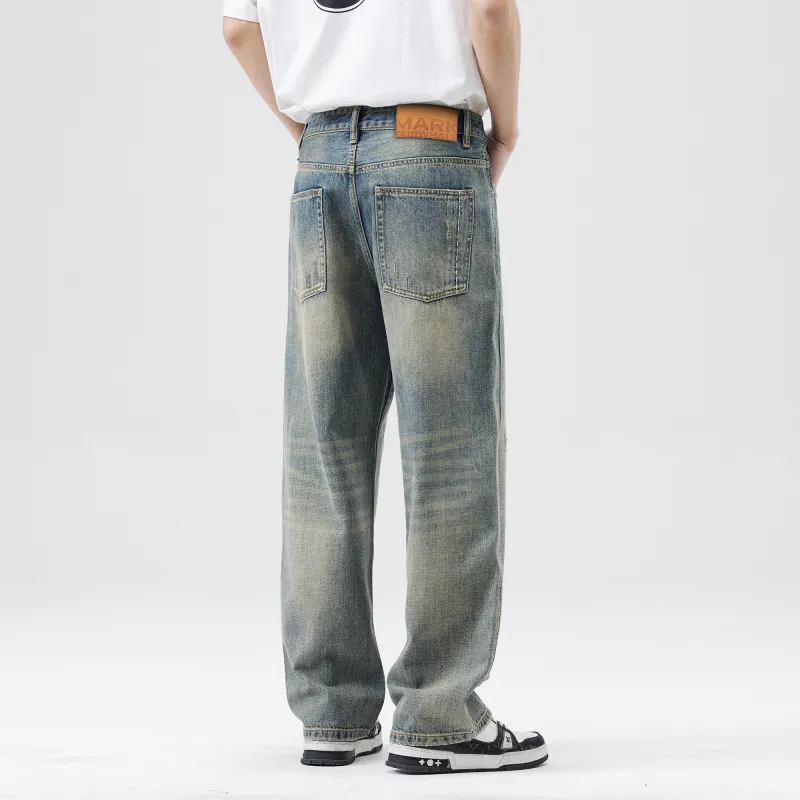 FAIRWHALE Jeans Unisex Denim Blue-8