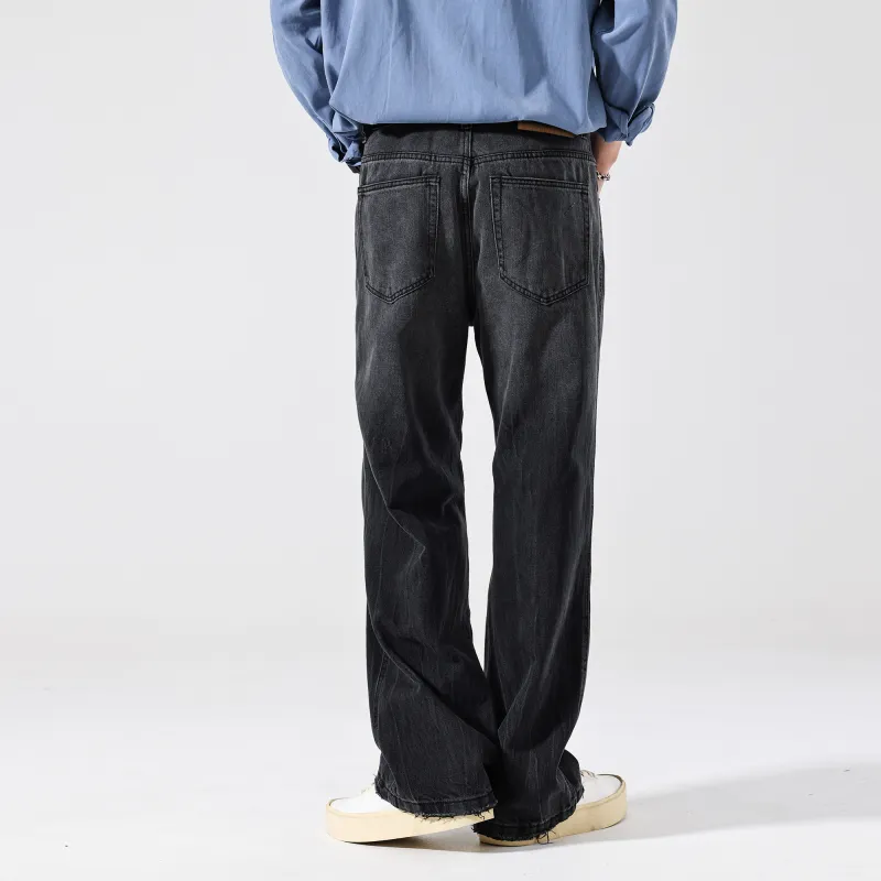FAIRWHALE Jeans Unisex Denim Black-4