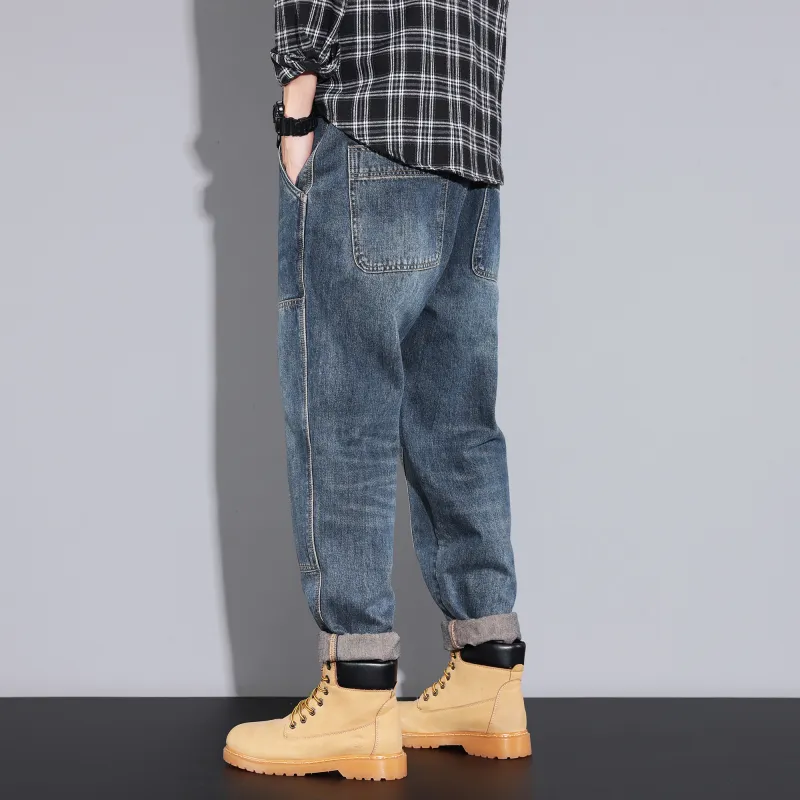 FAIRWHALE Jeans Unisex Denim Blue-7