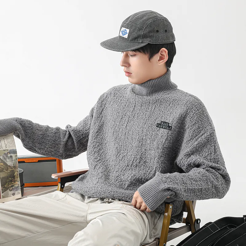 FAIRWHALE Sweater Fall Winter Unisex-16
