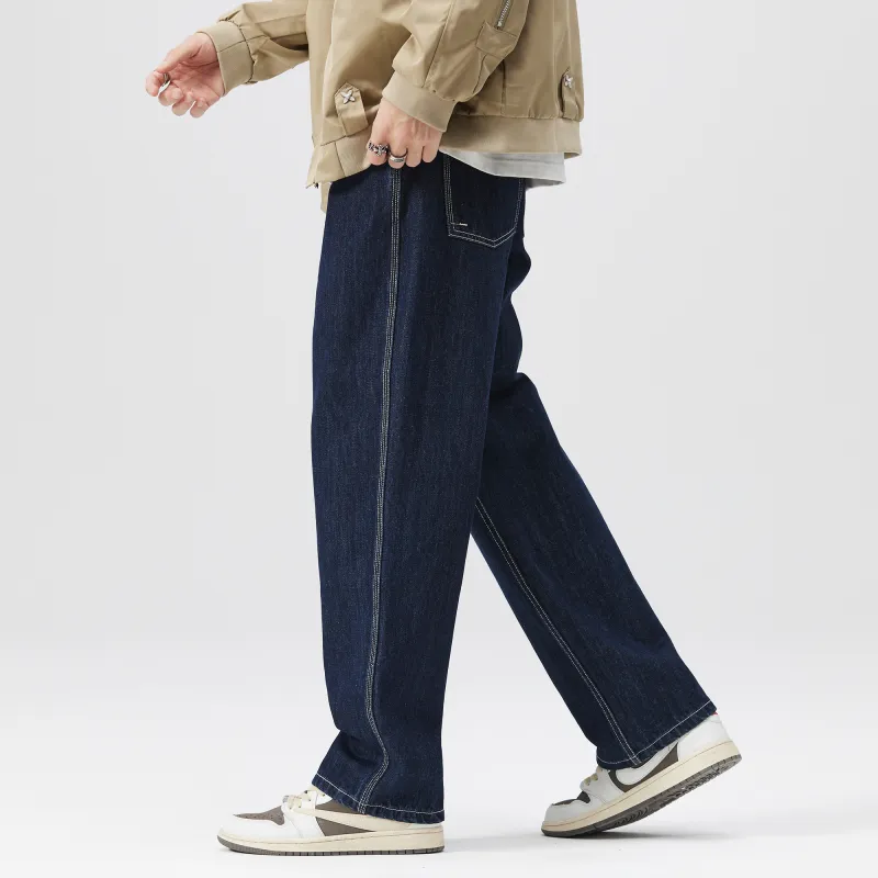 FAIRWHALE Jeans Unisex Denim Blue-8