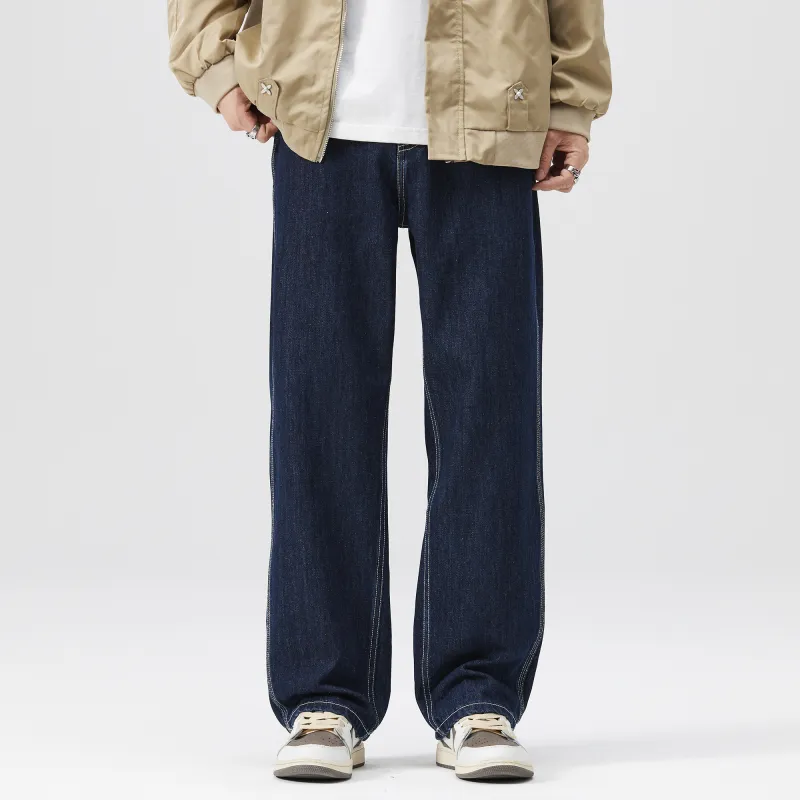 FAIRWHALE Jeans Unisex Denim Blue-2