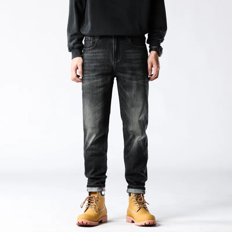 FAIRWHALE Jeans Unisex Denim Black-2