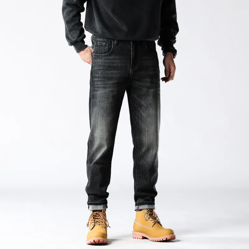 FAIRWHALE Jeans Unisex Denim Black-6