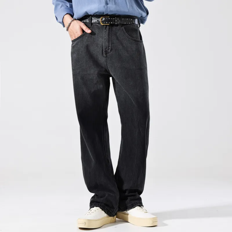 FAIRWHALE Jeans Unisex Denim Black-3