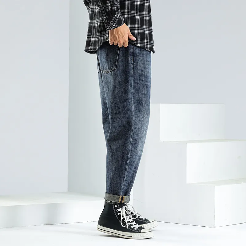 FAIRWHALE Jeans Unisex Denim Blue-7