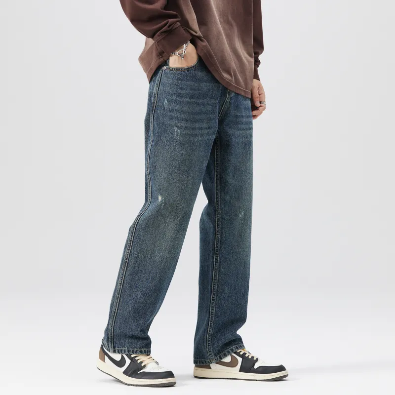 FAIRWHALE Jeans Unisex Denim Blue-7