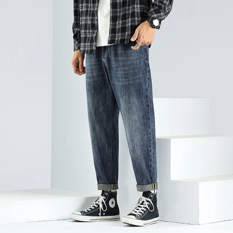 FAIRWHALE Jeans Unisex Denim Blue-9