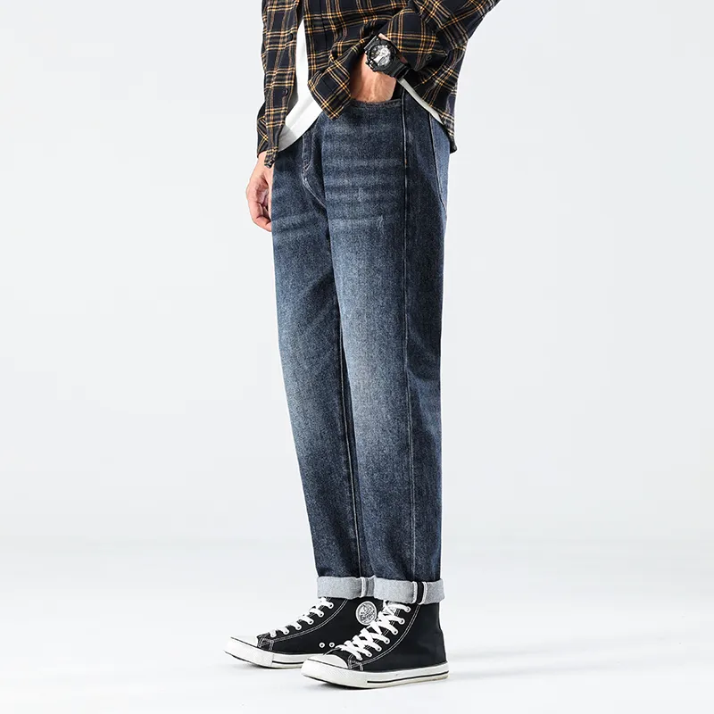 FAIRWHALE Jeans Unisex Denim Blue-3