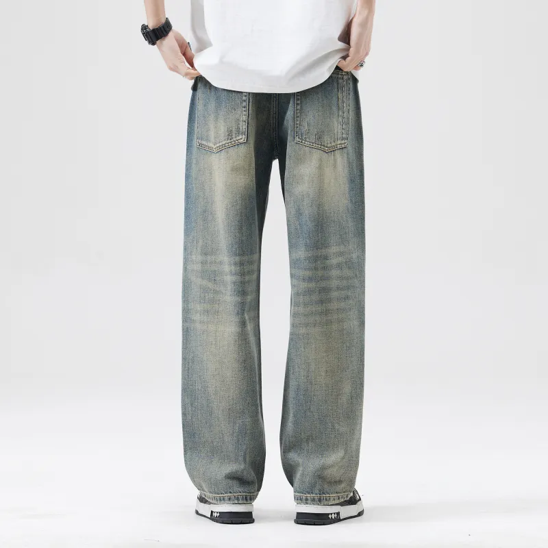 FAIRWHALE Jeans Unisex Denim Blue-6