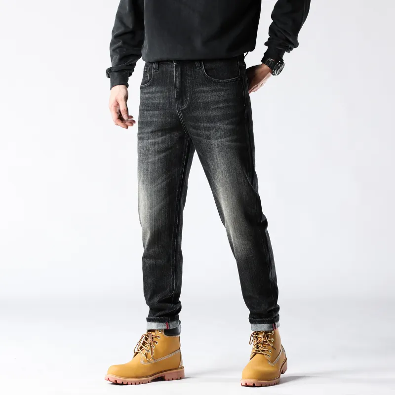 FAIRWHALE Jeans Unisex Denim Black-4