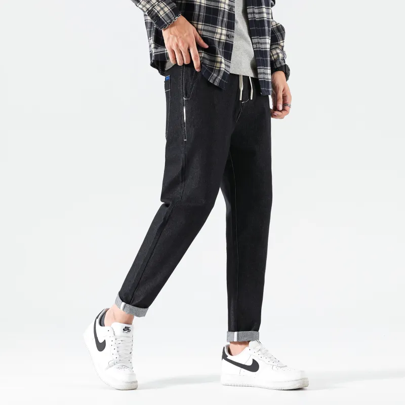 FAIRWHALE Jeans Unisex Denim Black-6