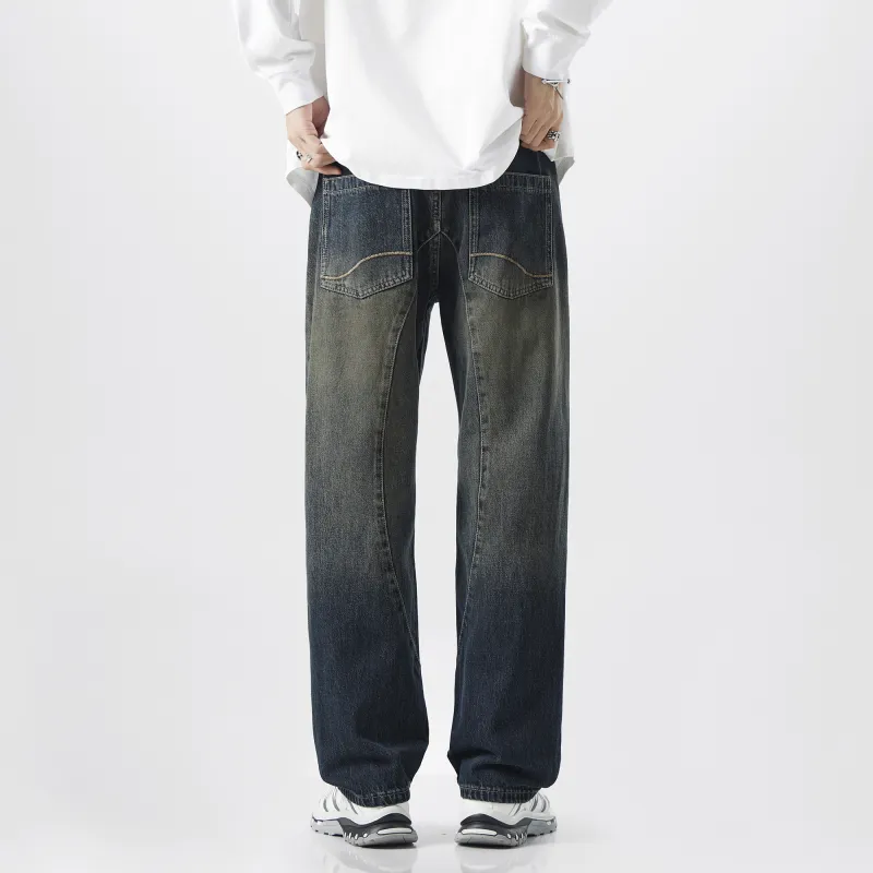FAIRWHALE Jeans Unisex Denim Blue-9