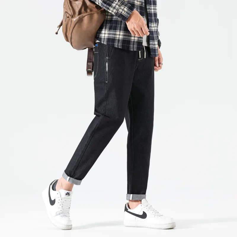 FAIRWHALE Jeans Unisex Denim Black-12