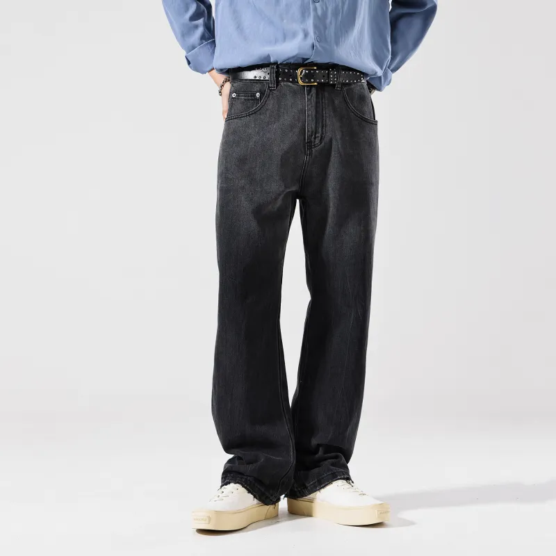 FAIRWHALE Jeans Unisex Denim Black-2