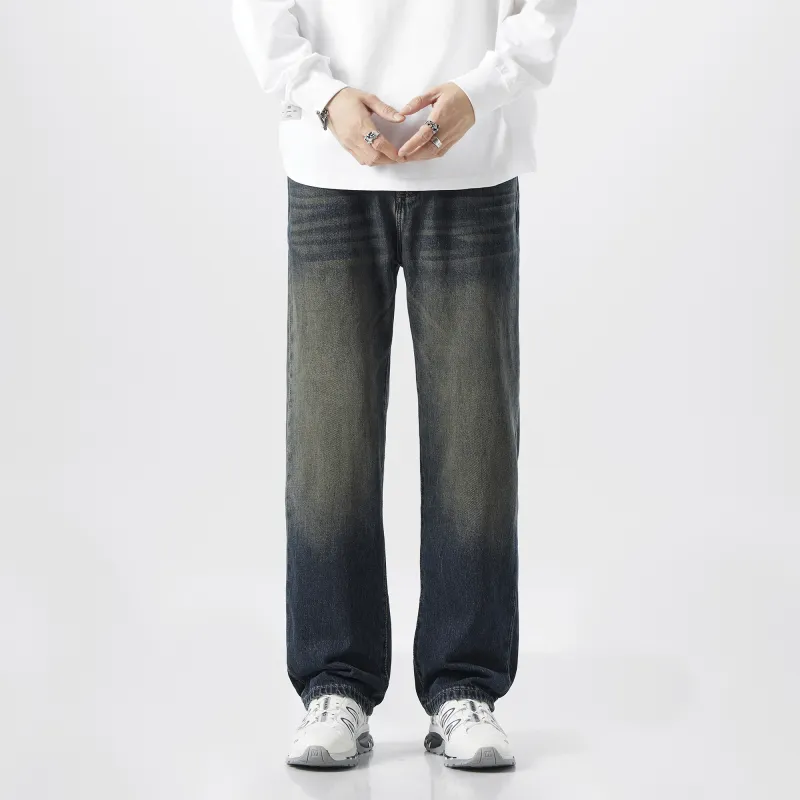 FAIRWHALE Jeans Unisex Denim Blue-2