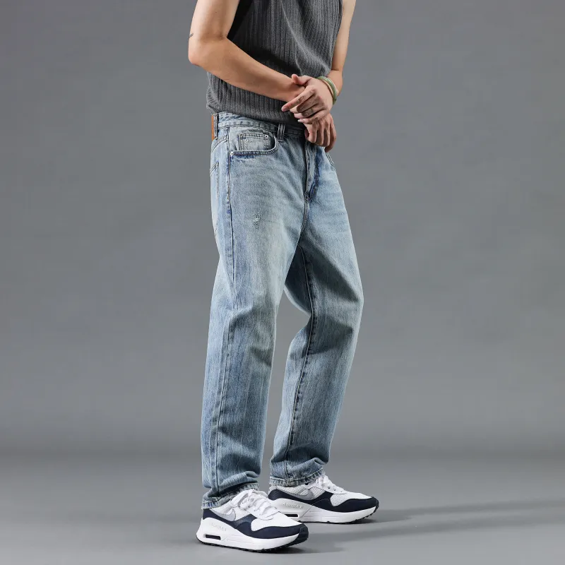 FAIRWHALE Jeans Unisex Denim Blue-2