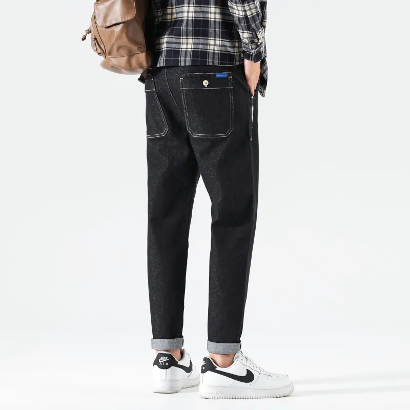 FAIRWHALE Jeans Unisex Denim Black-11