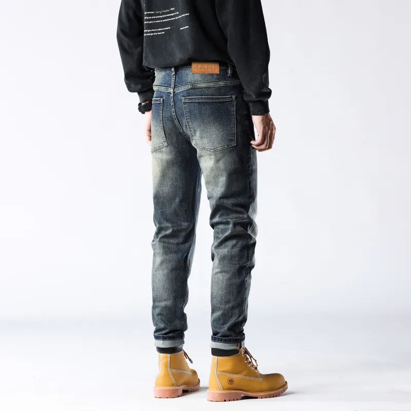 FAIRWHALE Jeans Unisex Denim Blue-8