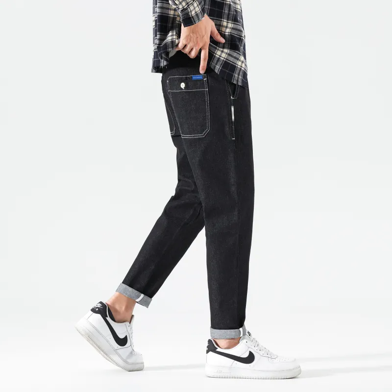 FAIRWHALE Jeans Unisex Denim Black-10