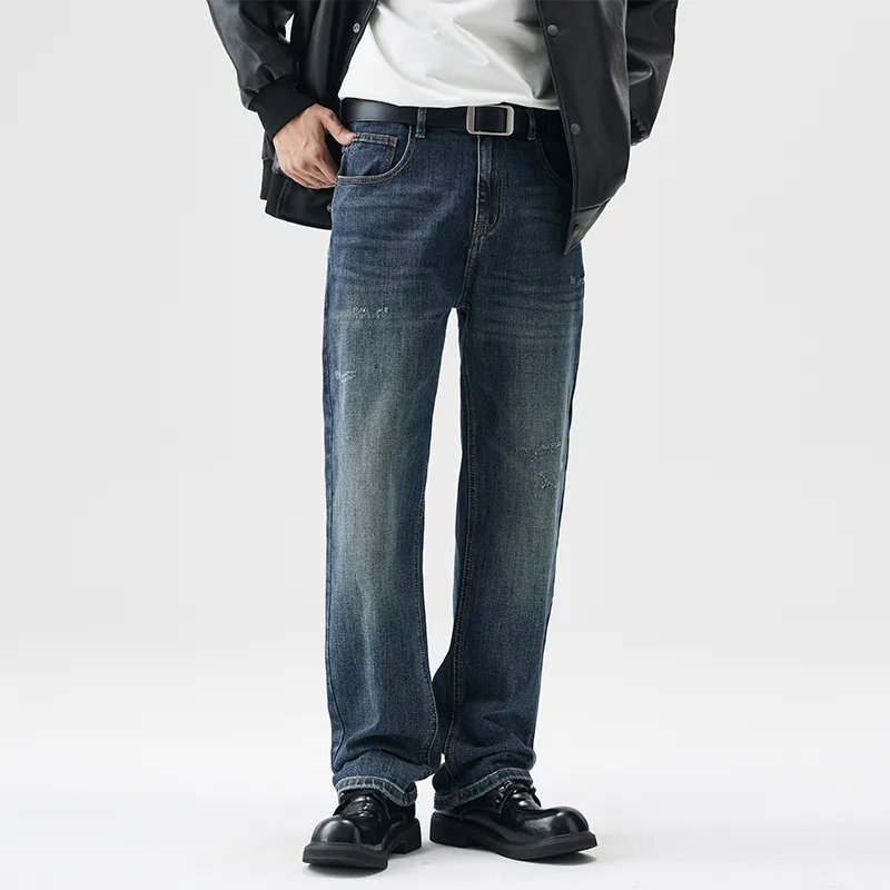 FAIRWHALE Jeans Unisex Navy Blue-2