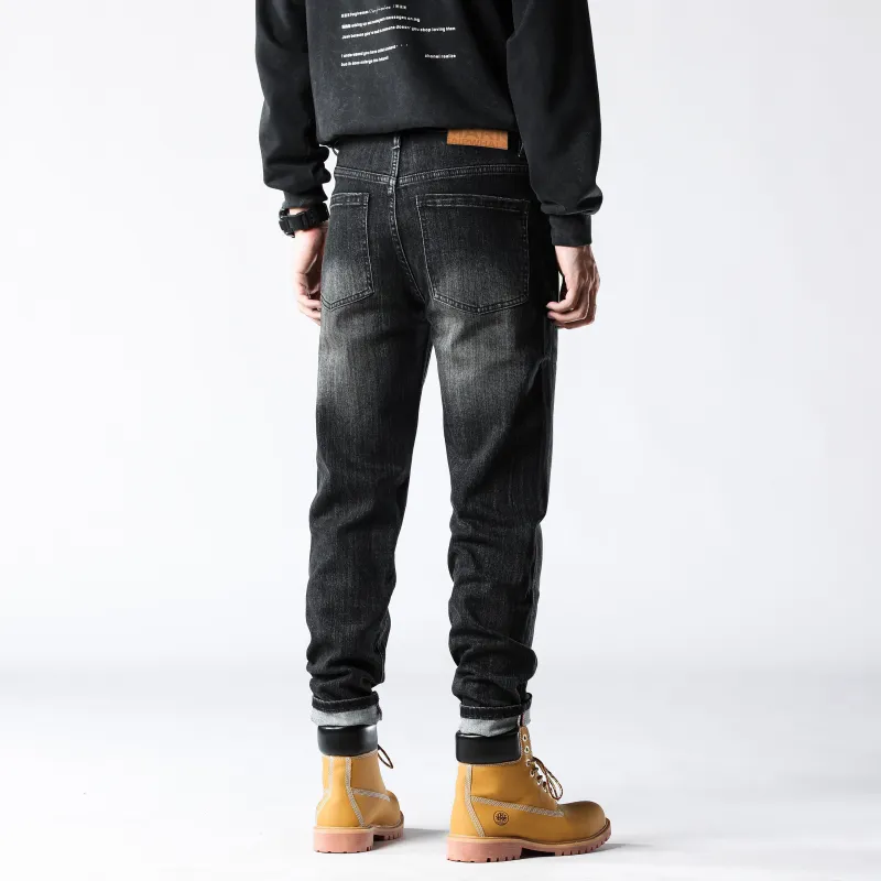 FAIRWHALE Jeans Unisex Denim Black-8
