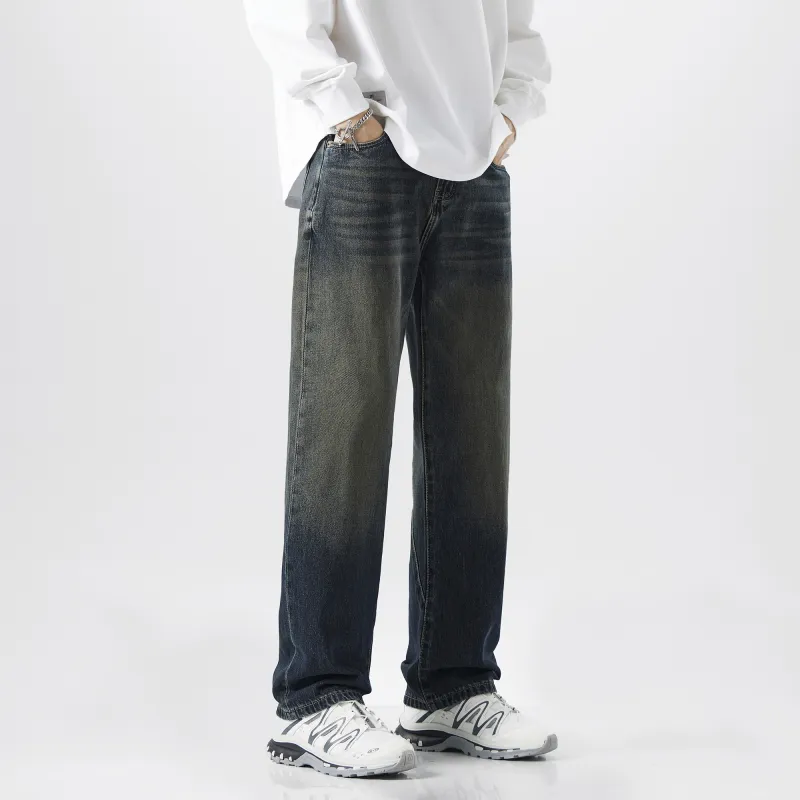 FAIRWHALE Jeans Unisex Denim Blue-6