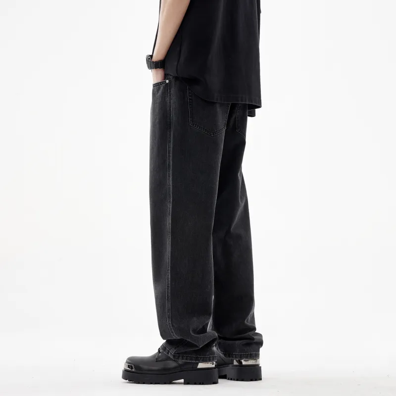 FAIRWHALE Jeans Unisex Denim Black-7