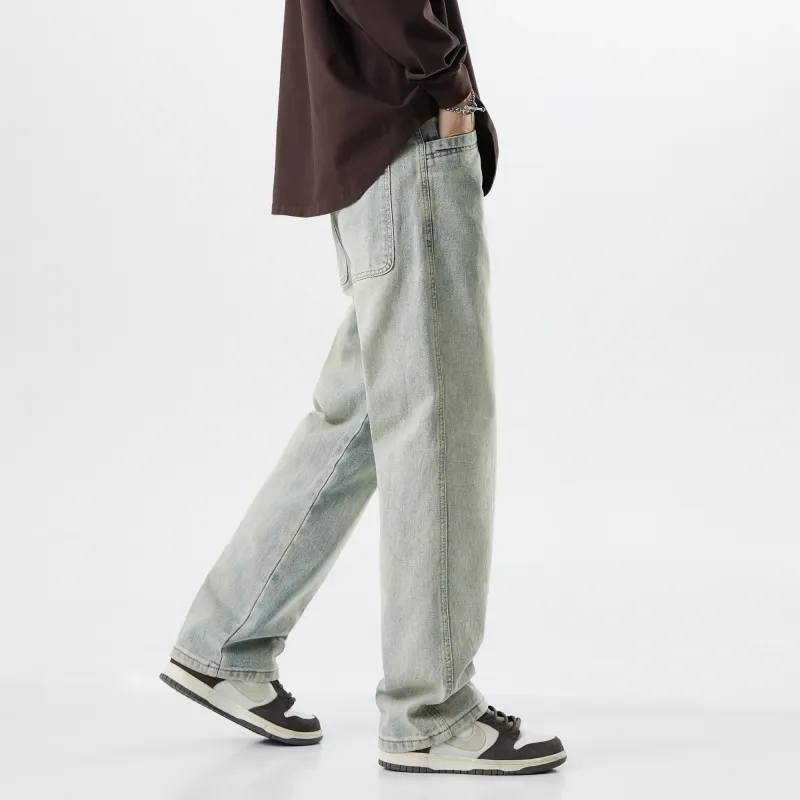 FAIRWHALE Jeans Unisex Denim Blue-8