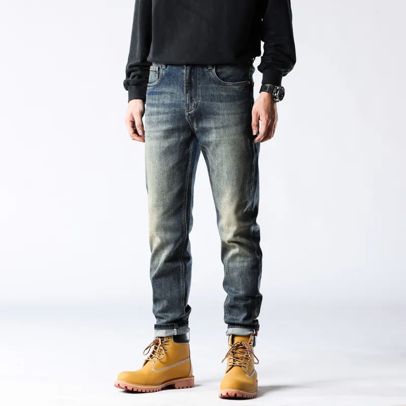 FAIRWHALE Jeans Unisex Denim Blue-3