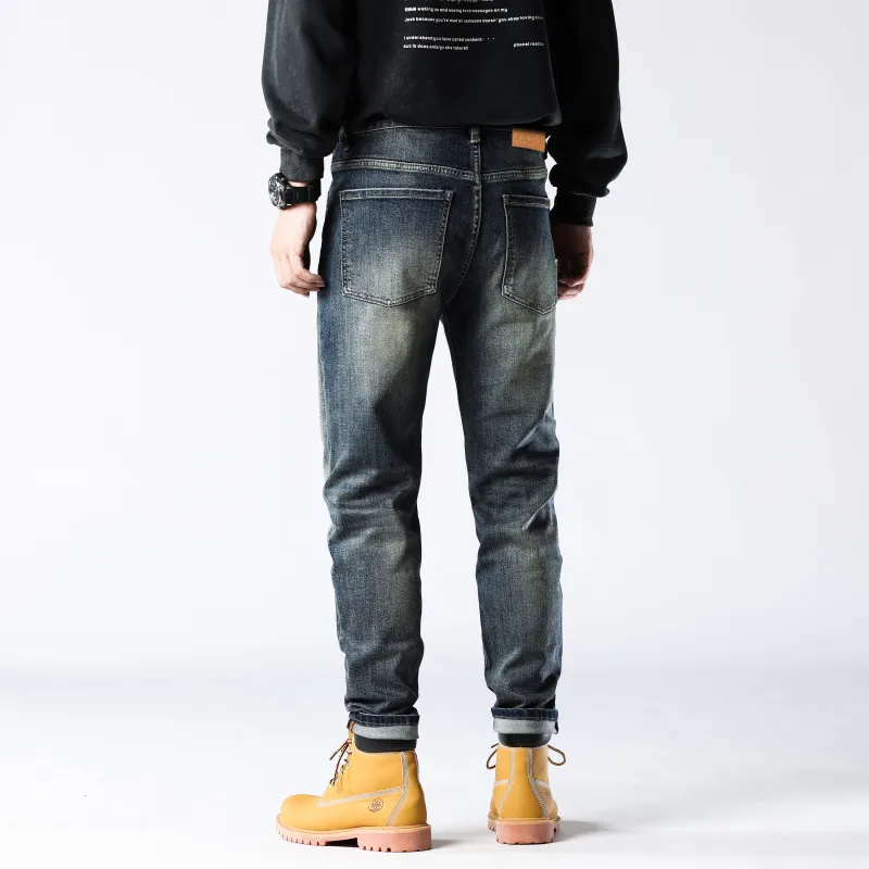FAIRWHALE Jeans Unisex Denim Blue-9