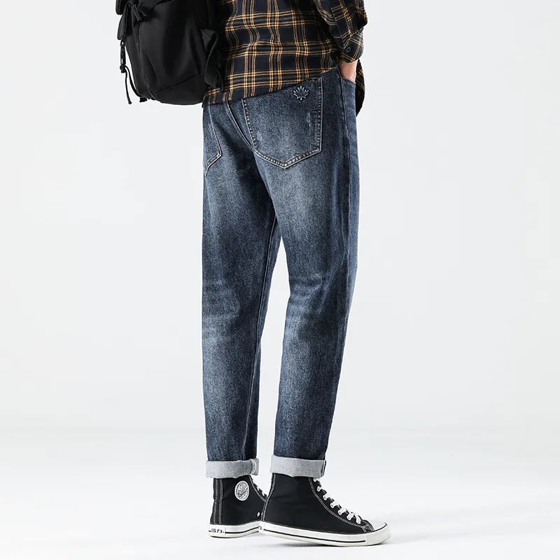 FAIRWHALE Jeans Unisex Denim Blue-4