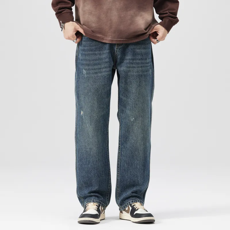 FAIRWHALE Jeans Unisex Denim Blue-2