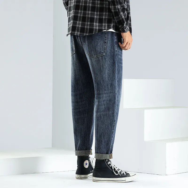 FAIRWHALE Jeans Unisex Denim Blue-8