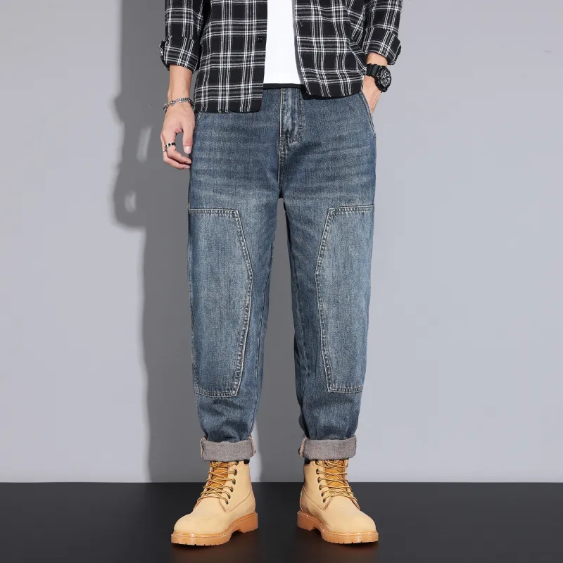 FAIRWHALE Jeans Unisex Denim Blue-2