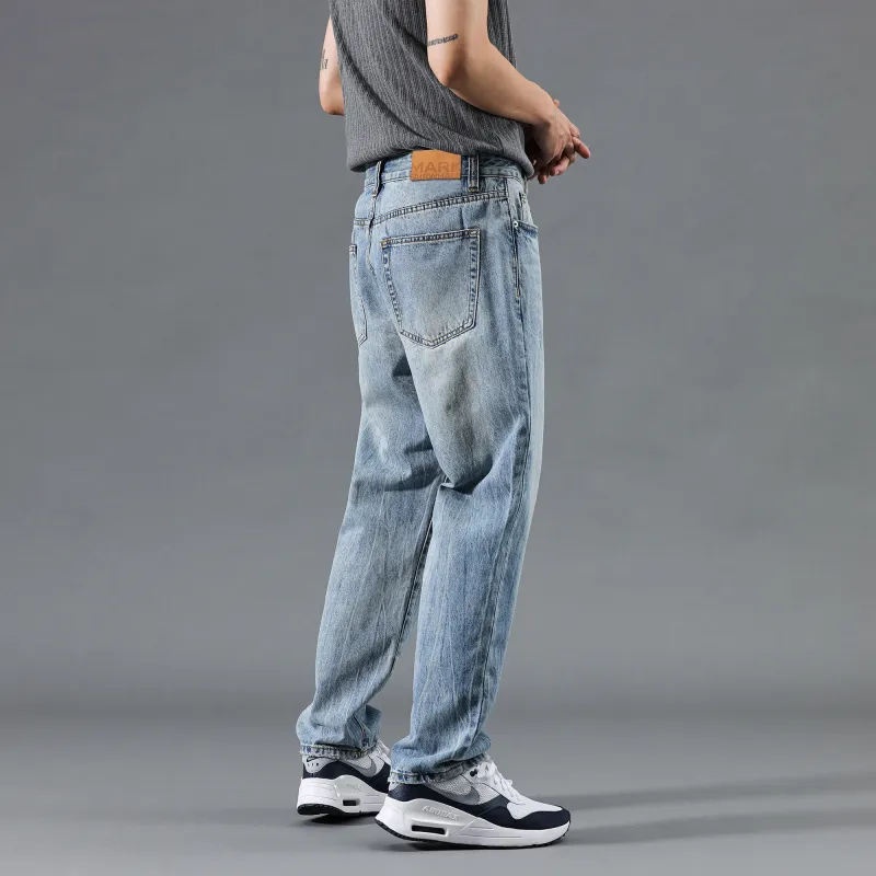 FAIRWHALE Jeans Unisex Denim Blue-4