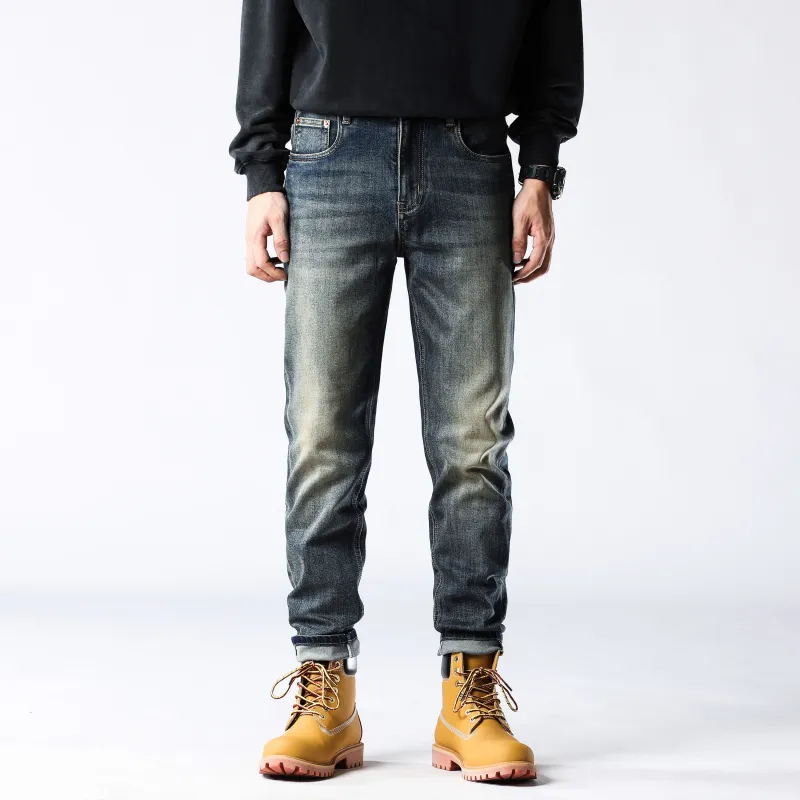 FAIRWHALE Jeans Unisex Denim Blue-2