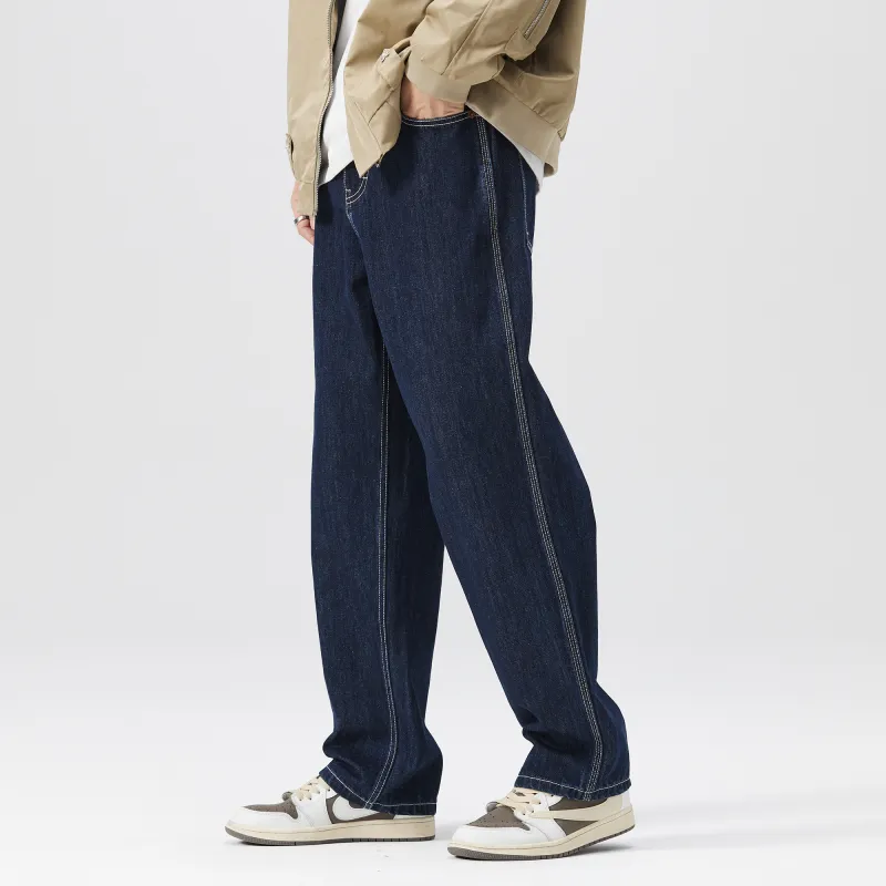 FAIRWHALE Jeans Unisex Denim Blue-6
