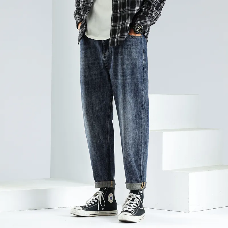 FAIRWHALE Jeans Unisex Denim Blue-3
