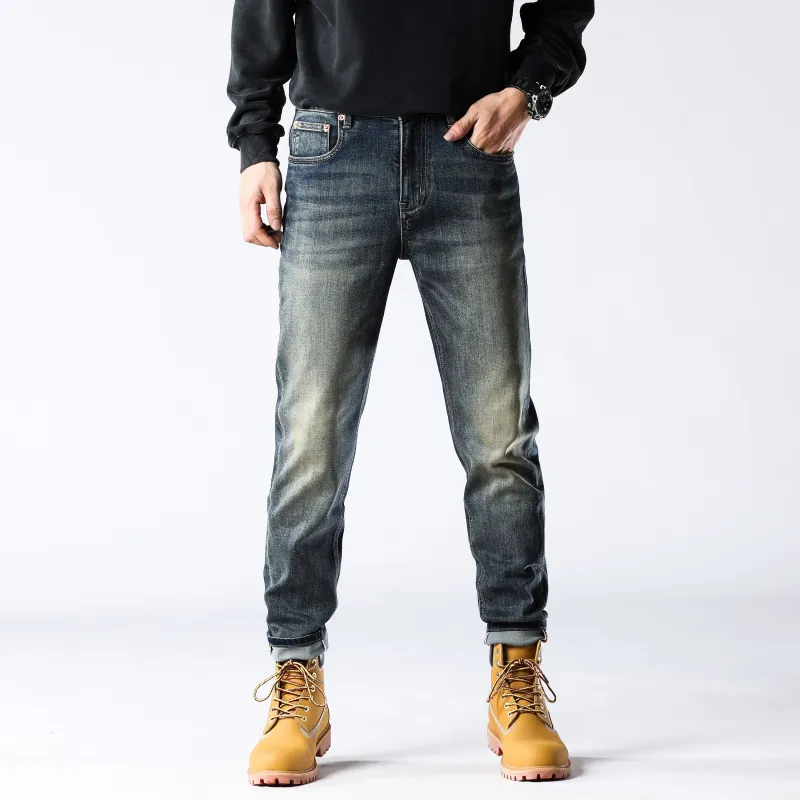 FAIRWHALE Jeans Unisex Denim Blue-5