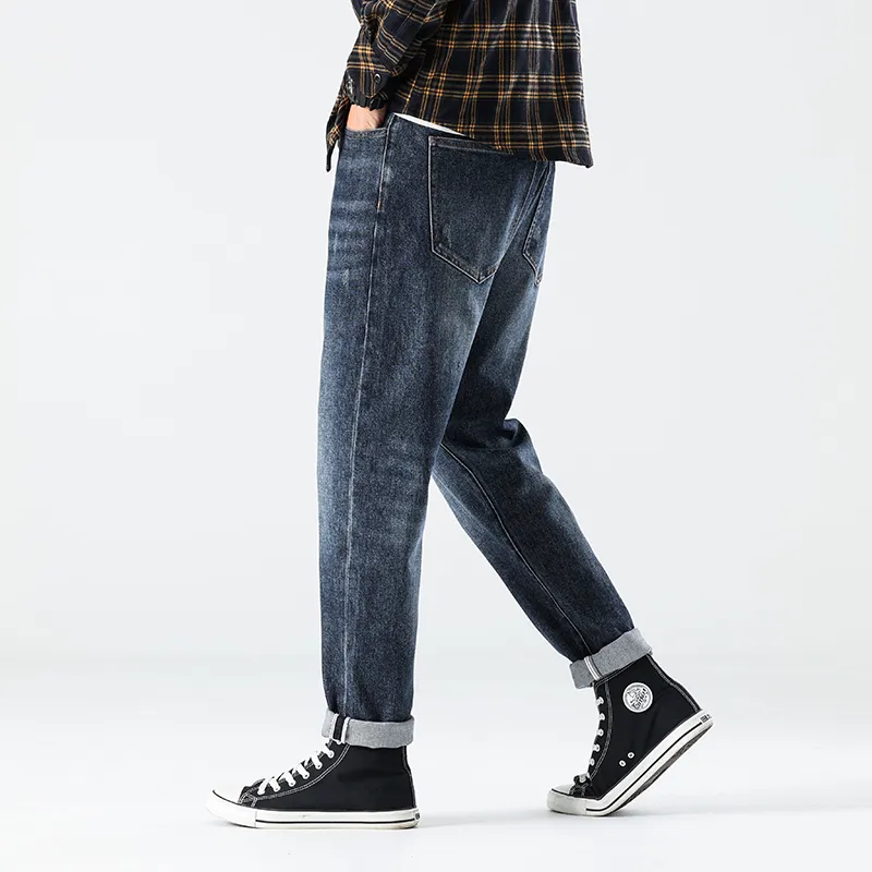 FAIRWHALE Jeans Unisex Denim Blue-12