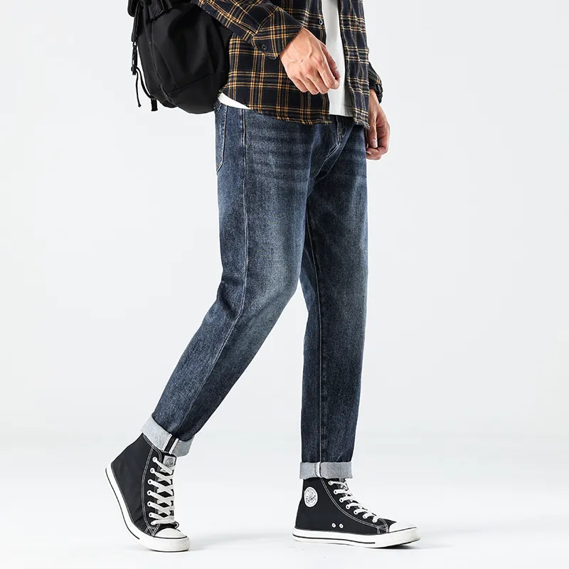 FAIRWHALE Jeans Unisex Denim Blue-9