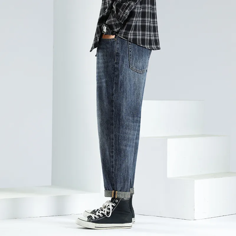 FAIRWHALE Jeans Unisex Denim Blue-6