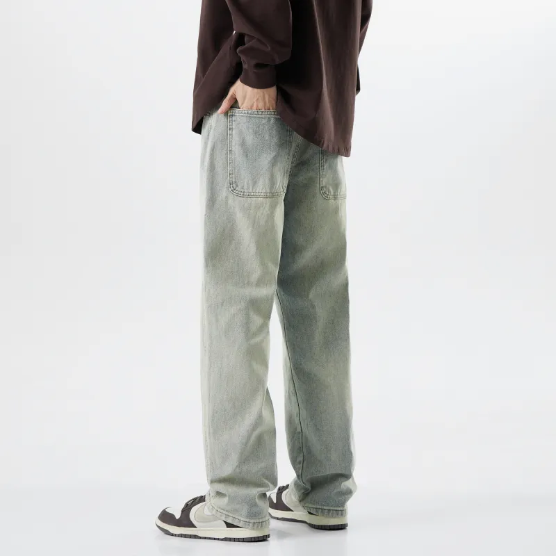 FAIRWHALE Jeans Unisex Denim Blue-7