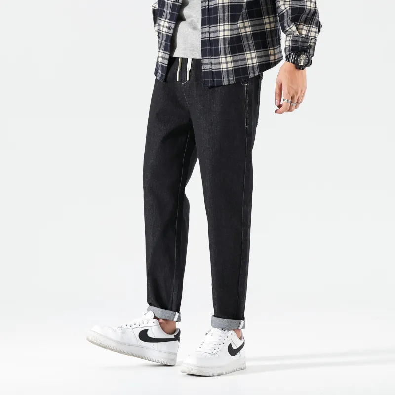 FAIRWHALE Jeans Unisex Denim Black-7