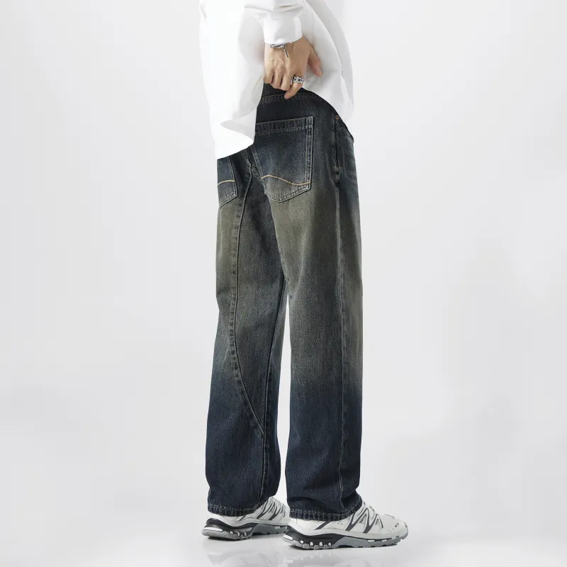 FAIRWHALE Jeans Unisex Denim Blue-8