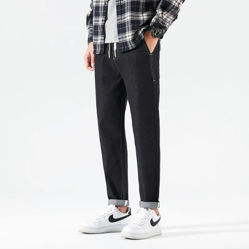 FAIRWHALE Jeans Unisex Denim Black-3
