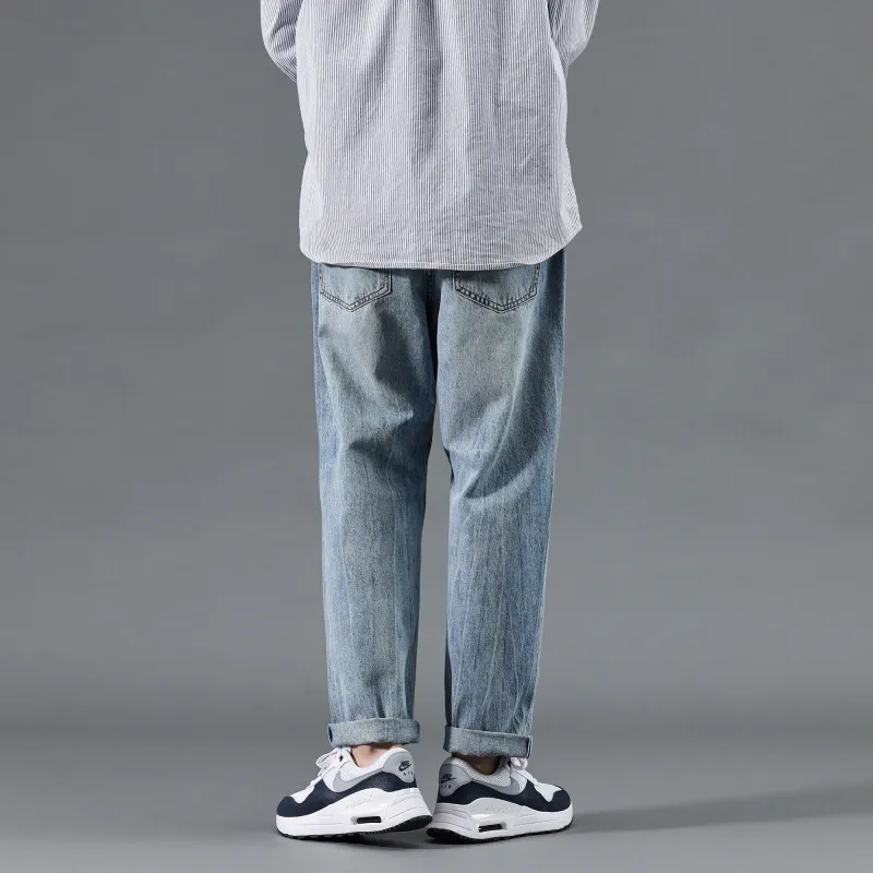 FAIRWHALE Jeans Unisex Denim Blue-6